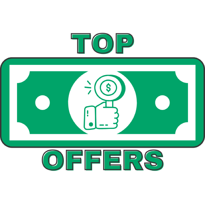 Apex Avenue green and black Top Offers icon