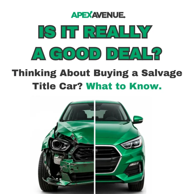 Thinking About Buying a Salvage Title Car? What to Know